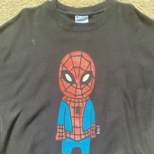 BAIT crew neck Spider-Man sweater - 2XL